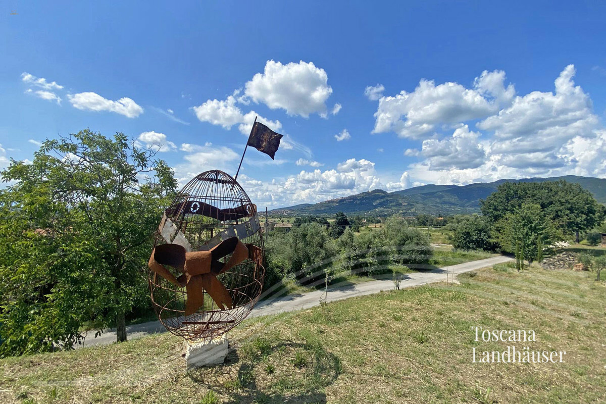 Thumbnail von Faszinierendes Landhaus mit Panoramablick bis Cortona
