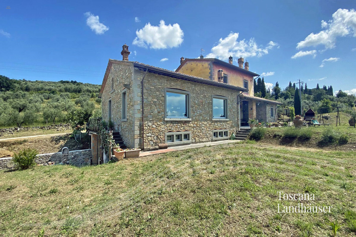 Thumbnail von Faszinierendes Landhaus mit Panoramablick bis Cortona