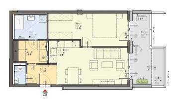 Thumbnail von Erstbezug! 2-Zimmer Wohnung mit Topaussicht und Balkon, Nähe Neue Donau