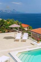 Thumbnail von Schickes Steinhaus mit Pool und Meerblick in Selca