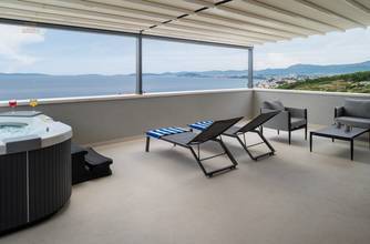 Thumbnail von Moderne Luxusvilla mit schönem Panorama-Meerblick, Region Split