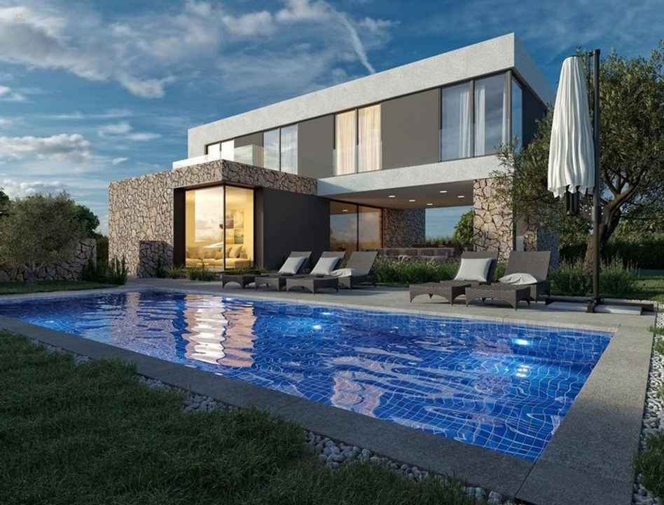 Neubau Villa mit Meerblick in Kolan, Insel Pag