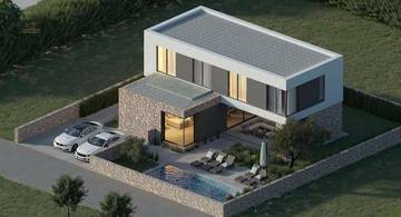 Thumbnail von Neubau Villa mit Meerblick in Kolan, Insel Pag