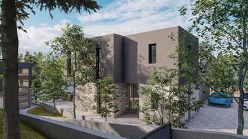 Thumbnail von Attraktive Neubau-Villa mit Swimmingpool und Meerblick in ruhiger Umgebung, Region Trogir