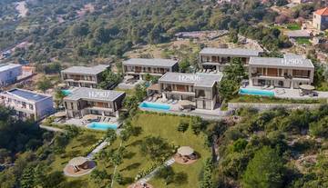 Thumbnail von Neubau-Villa mit Swimmingpool und Meerblick in ruhiger Umgebung, Region Trogir