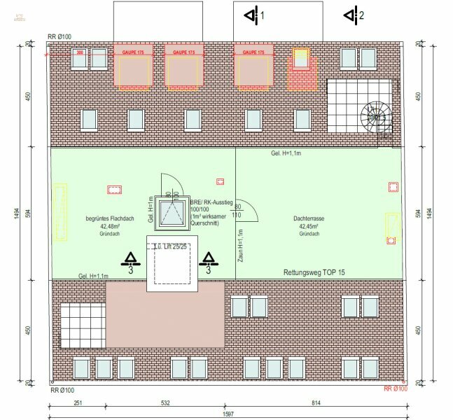 Thumbnail von Erstbezug! Exklusive Penthouse - Wohnung mit zwei Dachterrassen, Nähe Marchfeldkanal