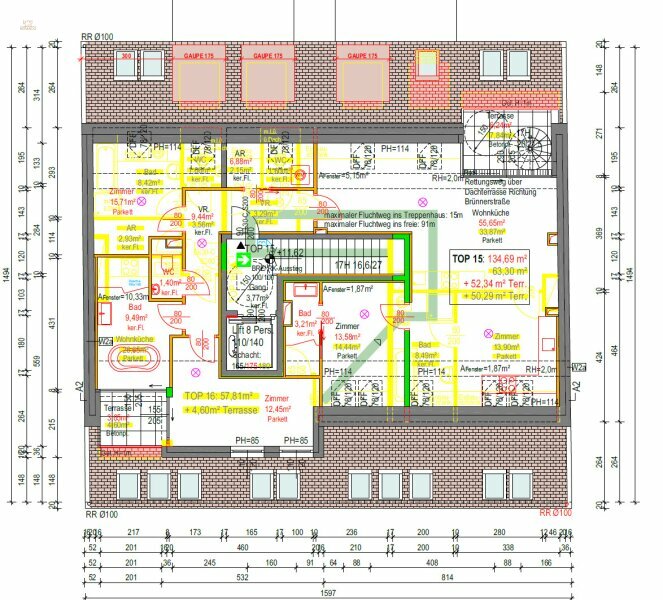 Thumbnail von Erstbezug! Exklusive Penthouse - Wohnung mit zwei Dachterrassen, Nähe Marchfeldkanal