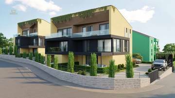 Neubau Appartement mit Garten in Krk, Insel Krk