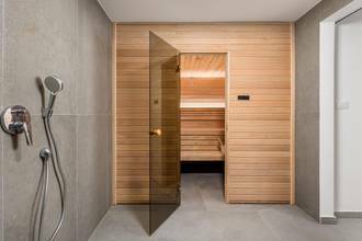 Thumbnail von Villa de designer de haute qualité avec vue panoramique sur la mer, région de Hreljin