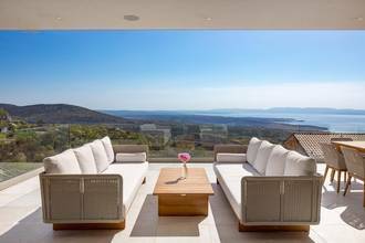 Thumbnail von Villa de designer de haute qualité avec vue panoramique sur la mer, région de Hreljin