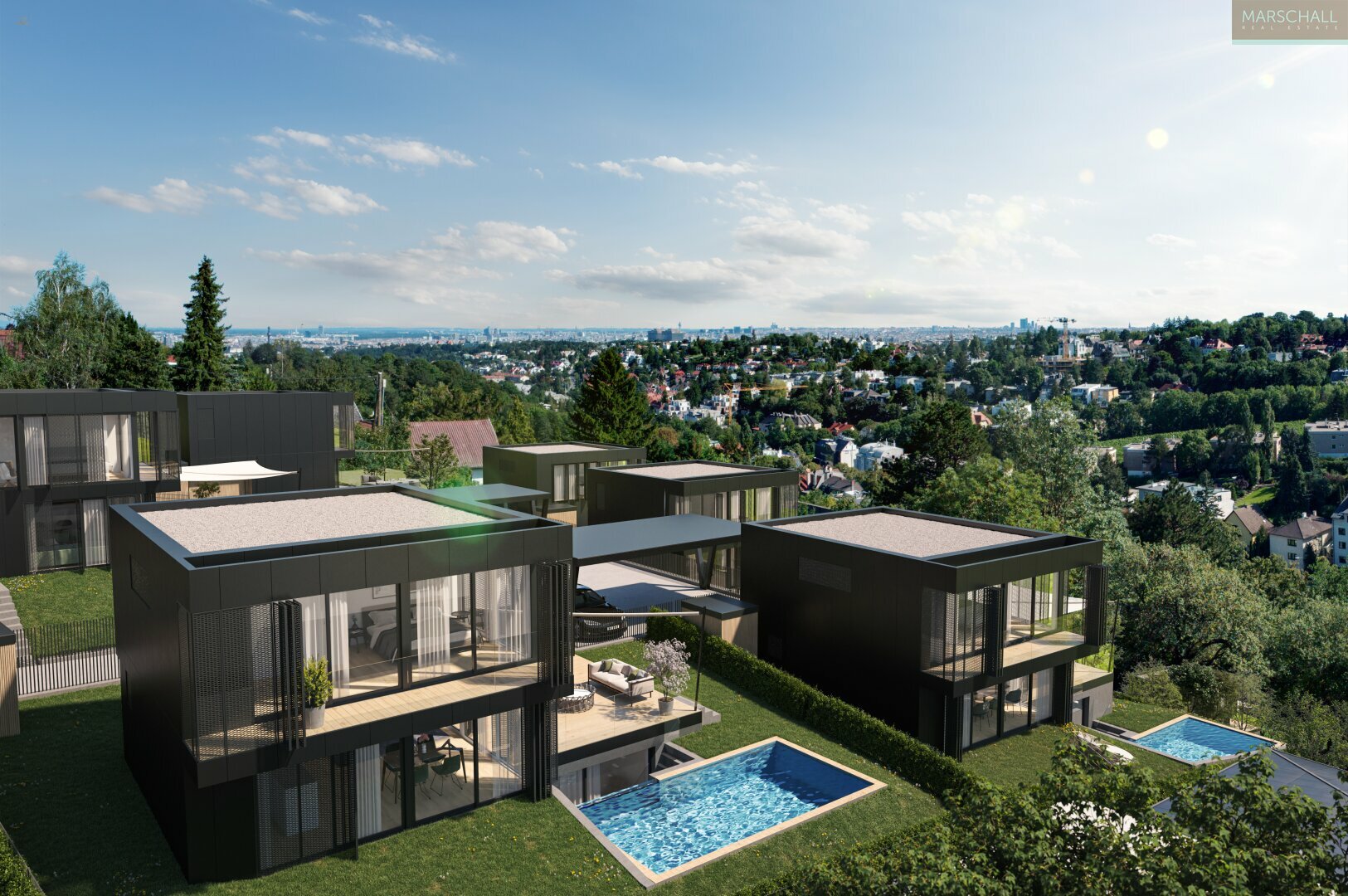 Thumbnail von Modernes Einfamilienhaus in Aussichtslage in Döbling