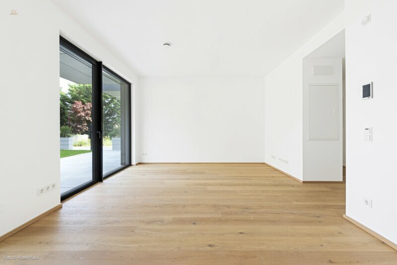 Thumbnail von Erstbezug! Charmante 2-Zimmer Wohnung mit Garten und Blick über Wien