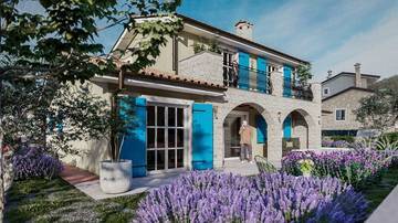 Thumbnail von Mediterrane Villa mit Pool und Meerblick, Insel Krk