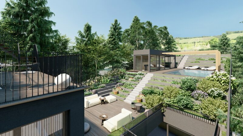 Thumbnail von Traumhaftes Grundstück mit Altbestand und Baustudie in Neustift