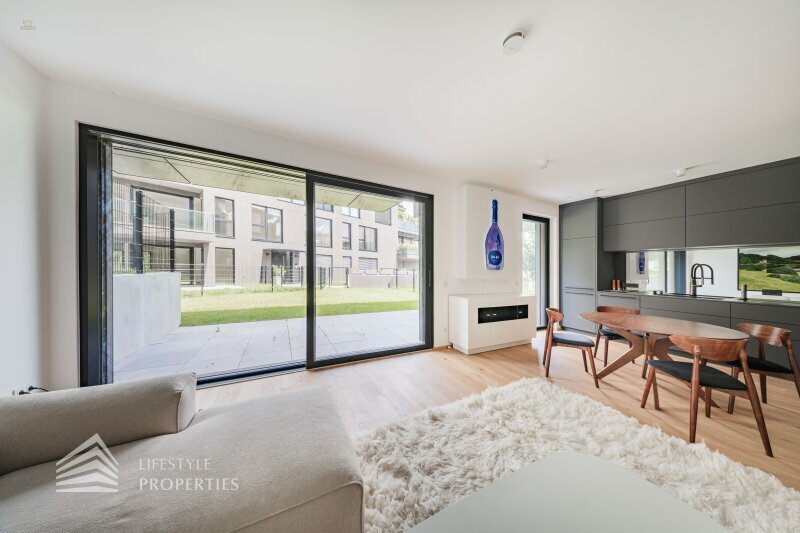 Thumbnail von Erstbezug! Exklusive 4-Zimmer Gartenwohnung mit Traumblick über Wien