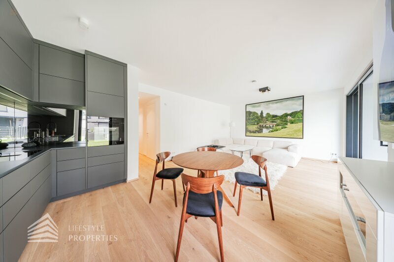 Thumbnail von Erstbezug! Exklusive 4-Zimmer Gartenwohnung mit Traumblick über Wien