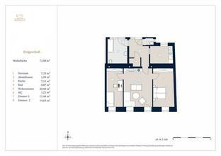 Thumbnail von Wunderschöne 3-Zimmer Altbauwohnung im EG, Erstbezug!