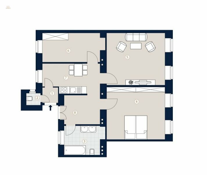 Thumbnail von Charmante 3-Zimmer Altbauwohnung, Nähe Reumannplatz