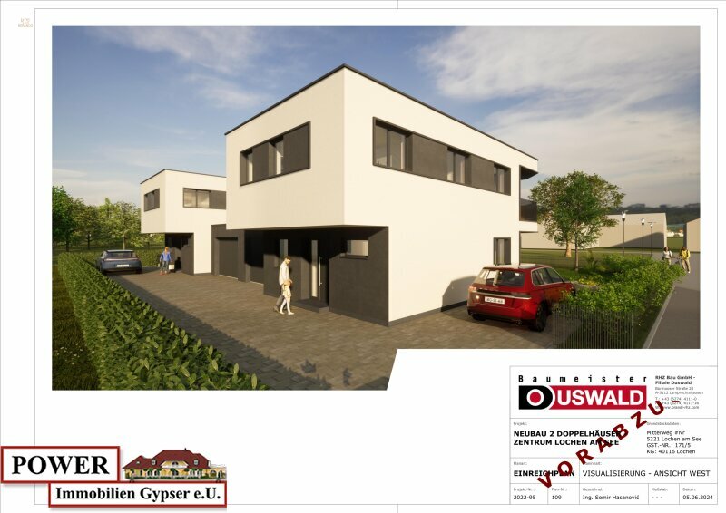 Thumbnail von Letzte Chance - Moderne Doppelhaushälfte in Lochen am See – Erstbezug mit Balkon und zwei Garagen!