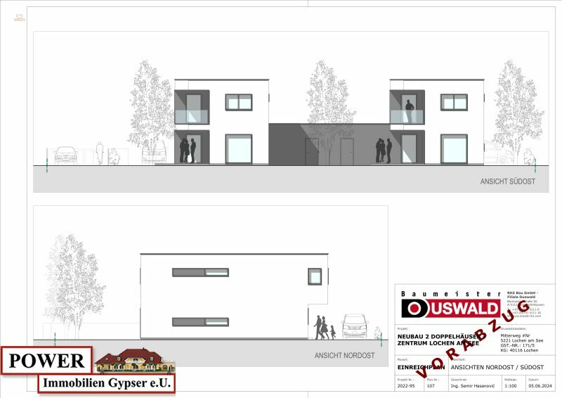 Thumbnail von Letzte Chance - Moderne Doppelhaushälfte in Lochen am See – Erstbezug mit Balkon und zwei Garagen!