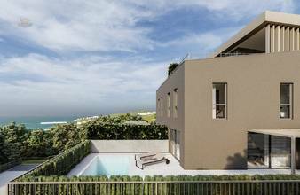 Thumbnail von Moderne Doppelhaushälften mit Pool und Meerblick