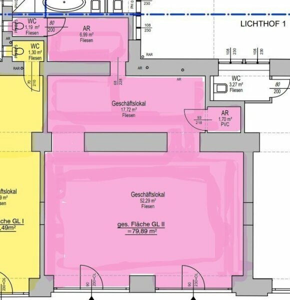 Thumbnail von Großzügiges Geschäftslokal nahe Belvedere