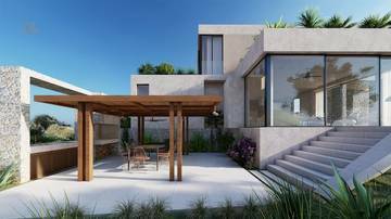 Thumbnail von Villa moderna con piscina y vista al mar, región de Rogoznica