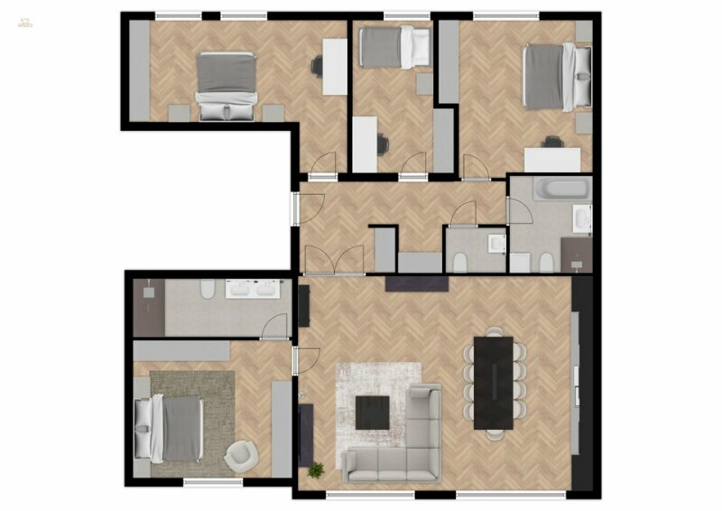 Thumbnail von Traumhafte 5-Zimmerwohnung, Nähe Schloss Belvedere