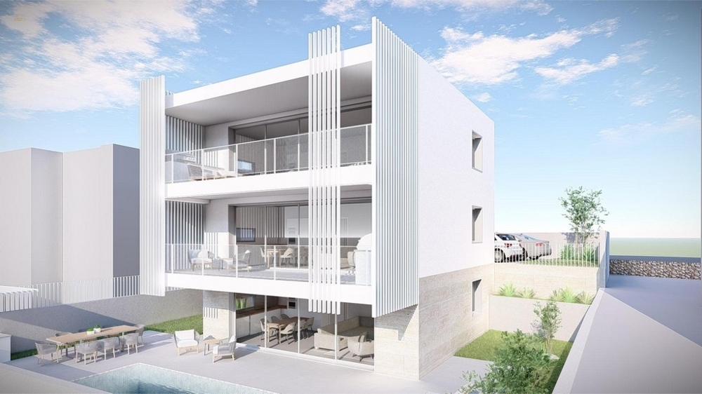 Modernes Appartement im Neubau mit Meerblick