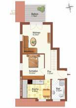 Thumbnail von Maisonettewohnung mit Südseitenbalkon