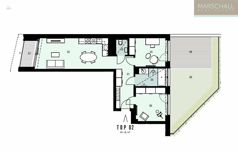Thumbnail von ANLEGERWOHNUNG | BEFRISTET VERMIETET BIS 31.05.2029 - Luxus-Gartenwohnung mit Concierge