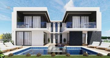Thumbnail von Moderne Villa mit Pool und Blick auf das Meer