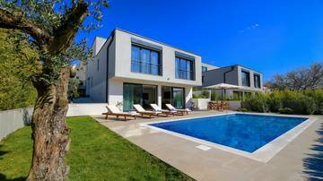 Thumbnail von Moderne Villa mit Swimmingpool und Meerblick, Region Malinska, Insel Krk (Brücke)