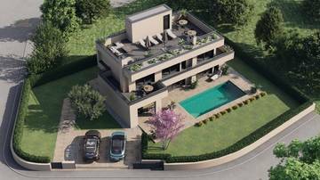 Thumbnail von Moderne VIlla mit Pool und Meerblick in ruhiger Lage, Region Porec