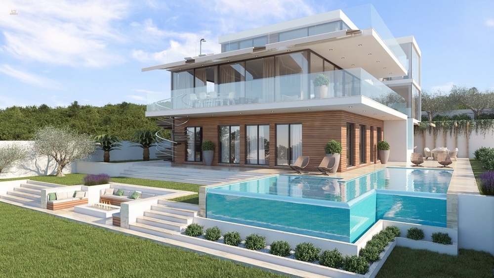 Thumbnail von Baugrundstück mit Panorama-Meerblick