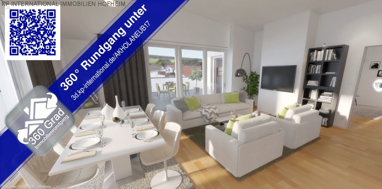 ***HOFHEIM-LANGENHAIN: NEUBAU ERSTBEZUG - Traumhafte PENTHOUSEWOHNUNG mit Dachterrasse und 5 Zimmern in Langenhain***