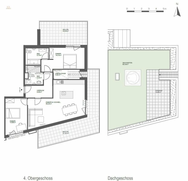 Thumbnail von Erstbezug 3-Zimmer Wohnung mit Dachgarten, Nähe Alte Donau