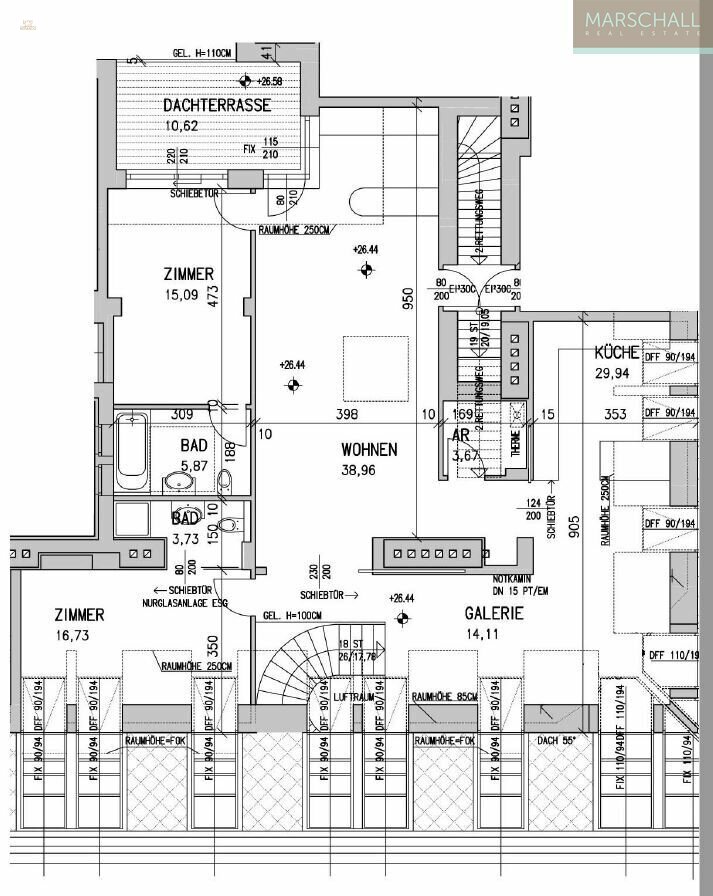 Thumbnail von Luxuspenthouse mit Terrassen in Toplage direkt bei der Wiener Staatsoper