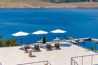 Moderne Villa mit Dachterrasse nahe dem Meeresufer, Region Crikvenica