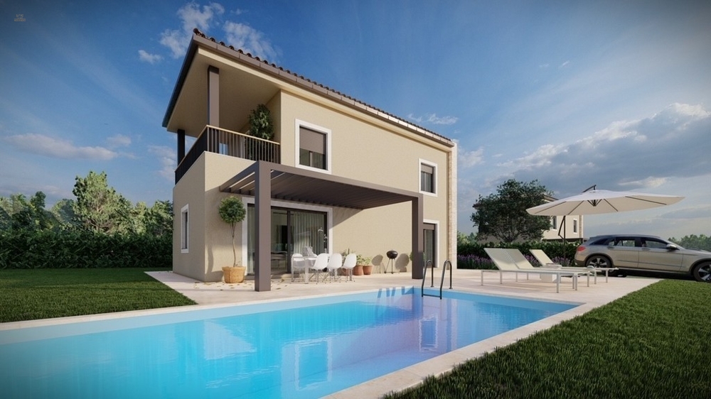 Modernes Haus mit Swimmingpool, Region Porec