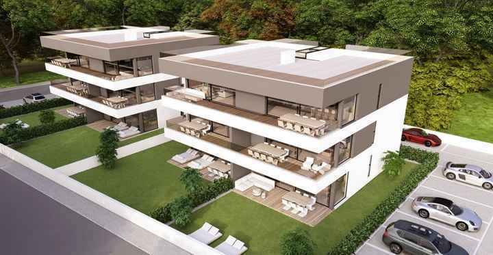 Moderne Penthouses im Neubau