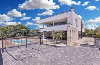 Thumbnail von Moderne Villa mit Pool und Blick auf das Meer bei Fazana, Region Pula