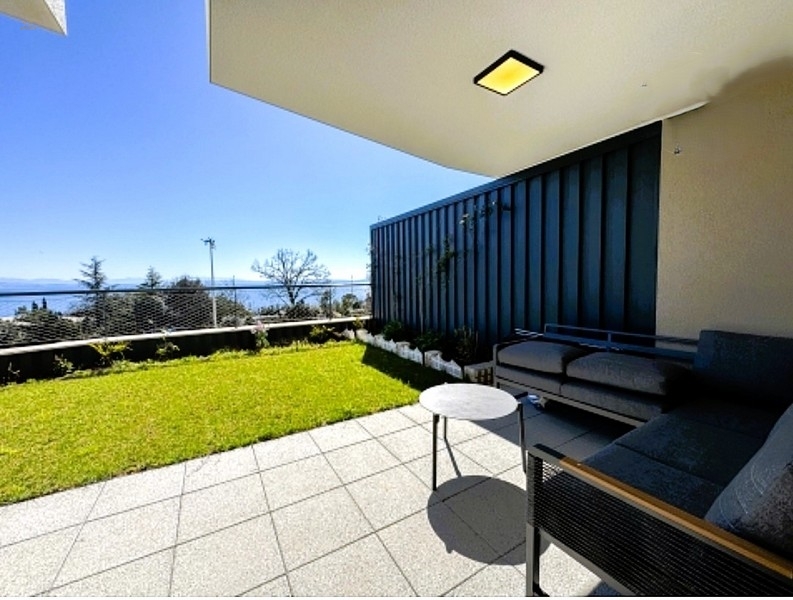 Wohnung im Erdgeschoss mit Garten