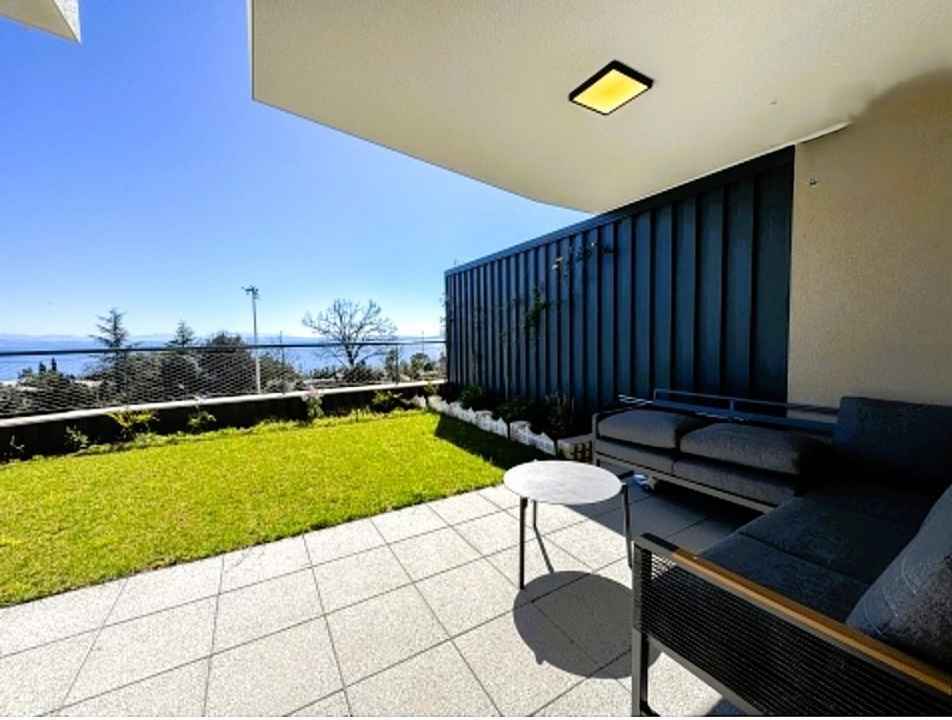 Wohnung im Erdgeschoss mit Garten