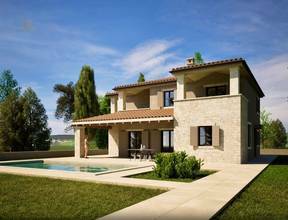 Thumbnail von Mediterranes Steinhaus mit Swimmingpool und Meerblick, Region Porec