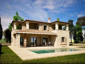 Thumbnail von Mediterranes Steinhaus mit Swimmingpool und Meerblick, Region Porec