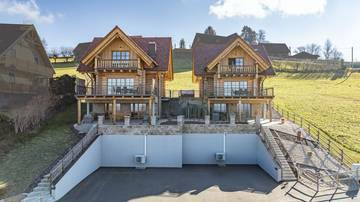 Thumbnail von Blockhaus-Chalet A mit traumhaftem Ausblick in idyllischer Ruhelage