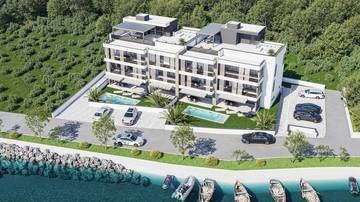 Thumbnail von Modernes Penthouse mit Dachterrasse in der 1. Reihe zum Meer