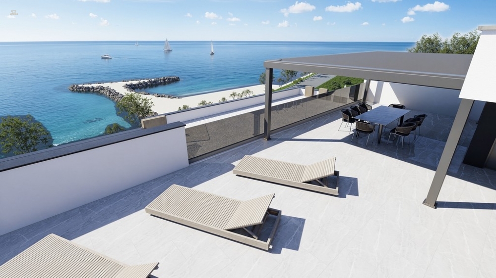 Thumbnail von Modernes Penthouse mit Dachterrasse in der 1. Reihe zum Meer