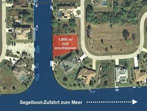 Thumbnail von ***Schönes Bauland direkt am Segelboot-Kanal - in Florida***